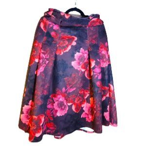 Floral Calf Length Full Skirt NWT with Pockets!